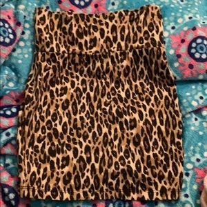 Cheetah Print Skirt